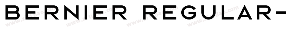 BERNIER Regular字体转换